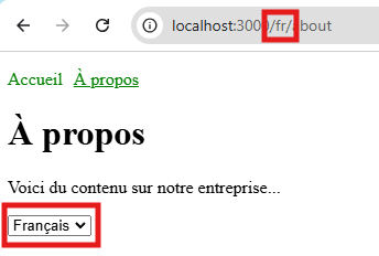 Locale URL parameter